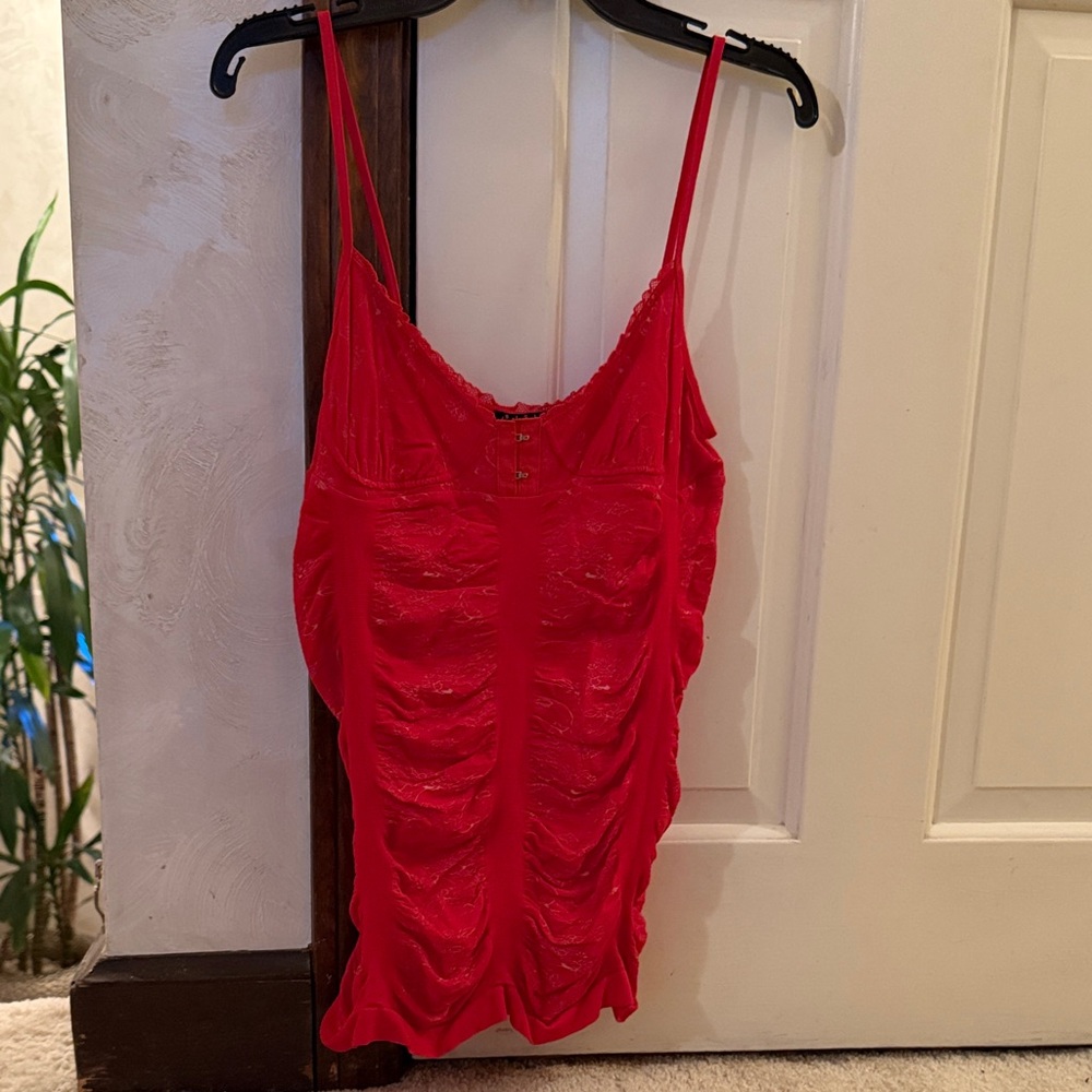 Sisley Vibrant Red Camisole Top